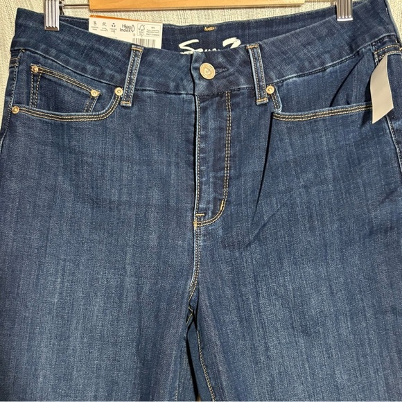 Seven7 Dark Blue Women's Skinny Jeans. NWT size 12 - Picture 2 of 6